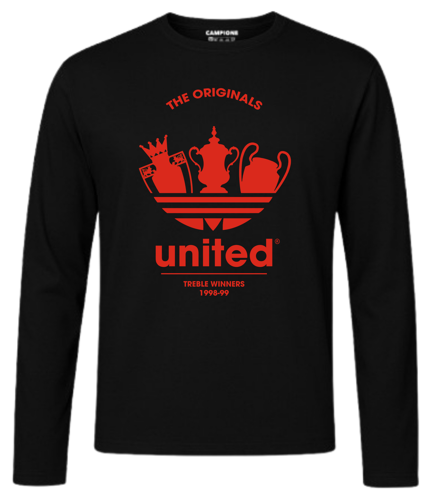 Manchester United Treble Third